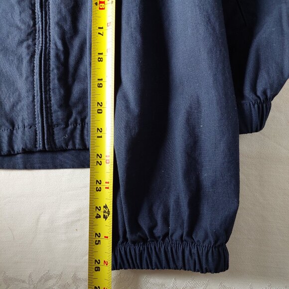 UNIQLO U Hooded Blouson Full Zip Jacket Navy Men size M - Picture 9 of 9